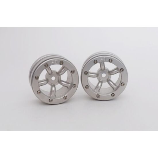 Beadlock Wheels PT-Safari Silber/Silber 1.9 (2 St.) 