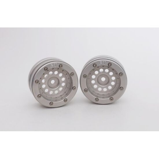 Beadlock Wheels PT-Bullet Silber/Silber 1.9 (2 St.) 