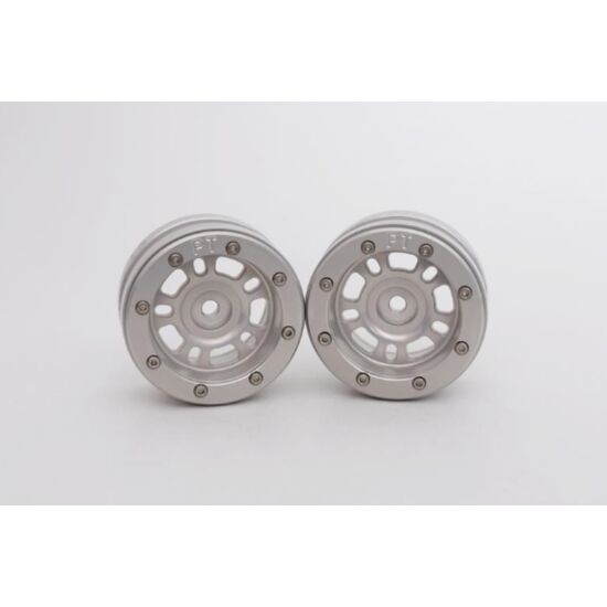 Beadlock Wheels PT-Distractor Silber/Silber 1.9 (2 St.) 