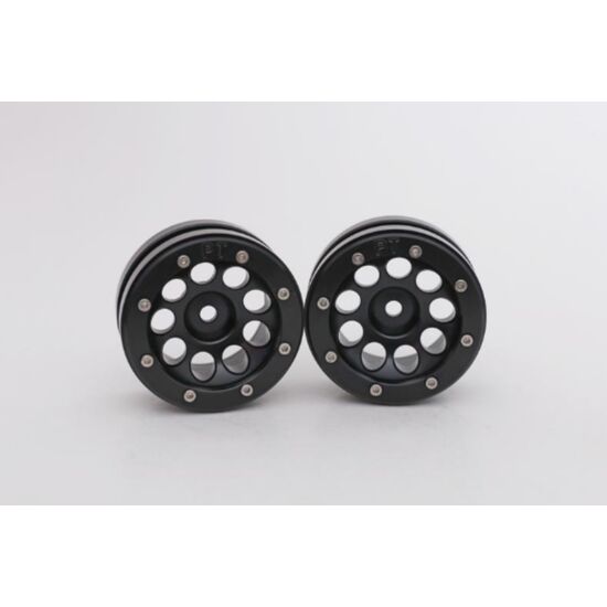 Beadlock Wheels PT-Ecohole Schwarz/Schwarz 1.9 (2 St.) 