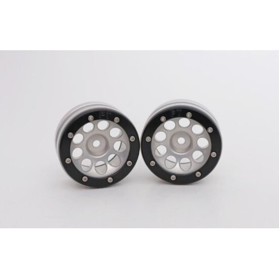Beadlock Jantes PT-Ecohole argent/noir 1.9 (2) 