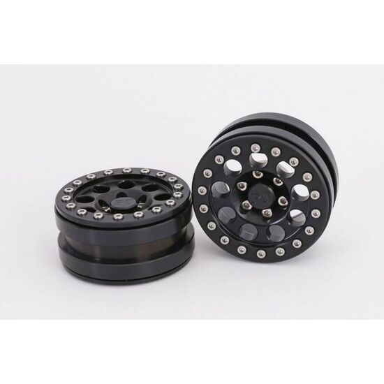 Beadlock Wheels PT-Ghost Black/Black 1.9 (2pcs)