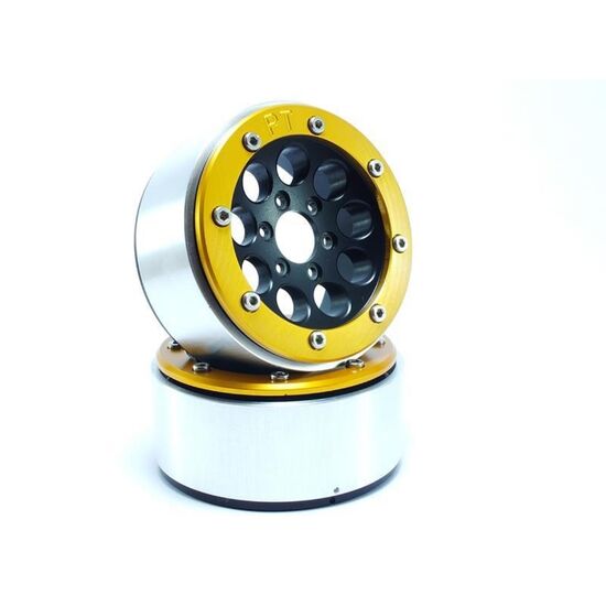 Beadlock Wheels GUN noir/doré 1.9 (2) sans moyeu de roue