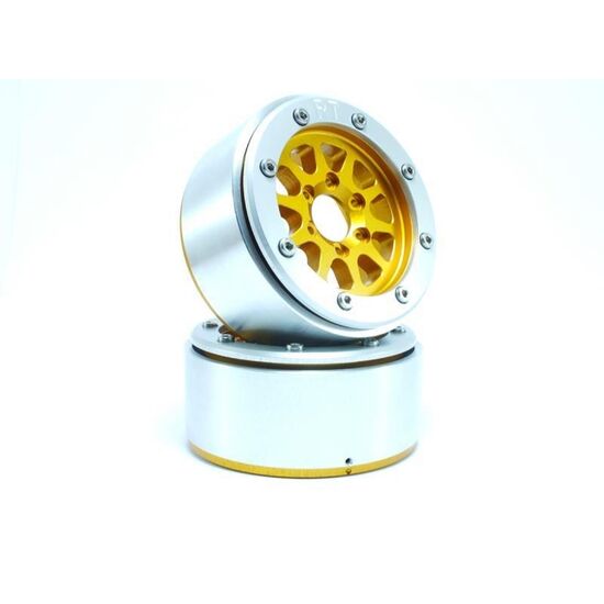 Beadlock Wheels GEAR doré/argent 1.9 (2) sans moyeu de roue