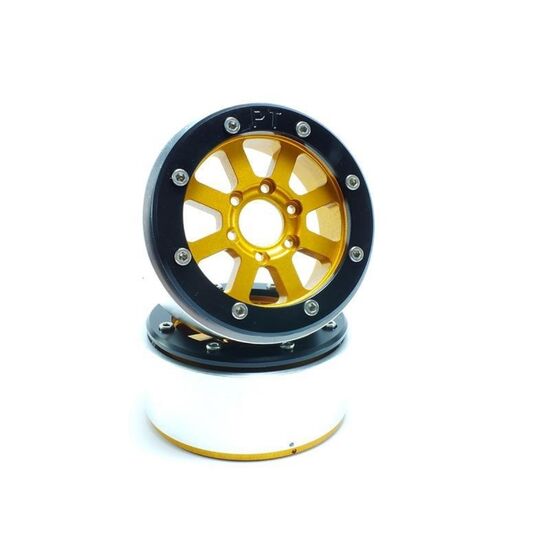 Beadlock Wheels HAMMER doré/noir 1.9 (2) sans moyeu de roue
