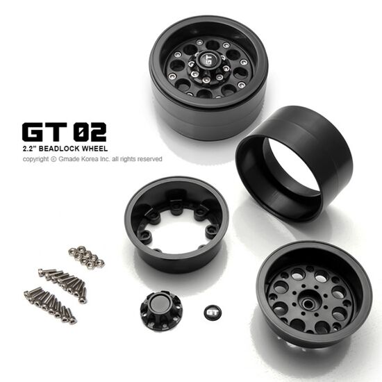 GM70234-Gmade 2.2 GT02 beadlock wheels (2)