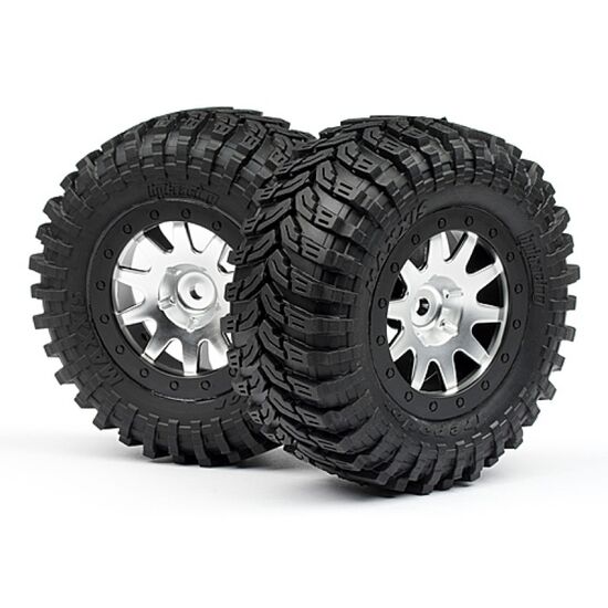 Blitz - Pneus Maxxis D Montés s/jantes MK10 (Matte CHROME/2pcs)