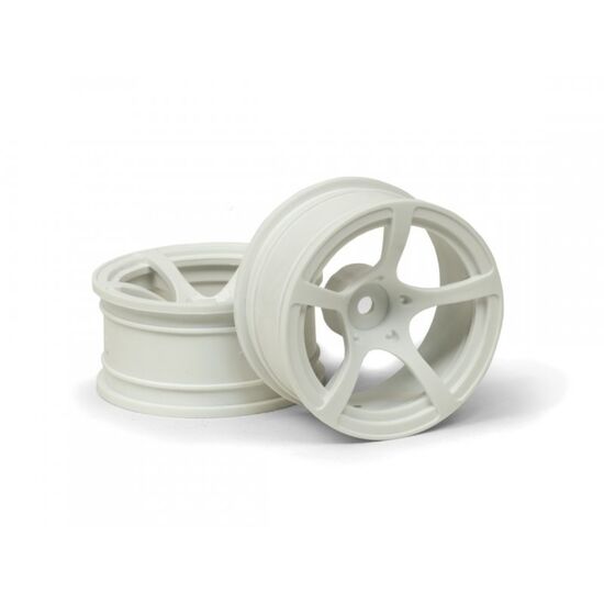 HPI120205-D5 WHEEL WHITE (9MM/2PCS)