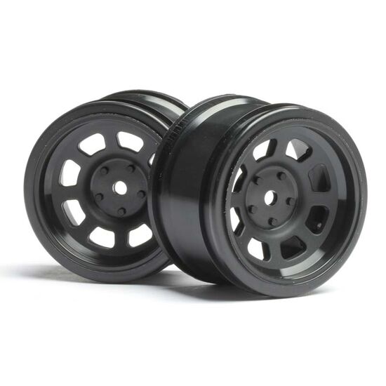 VINTAGE STOCK CAR WHEEL 31mm Black (6mm OFFSET)