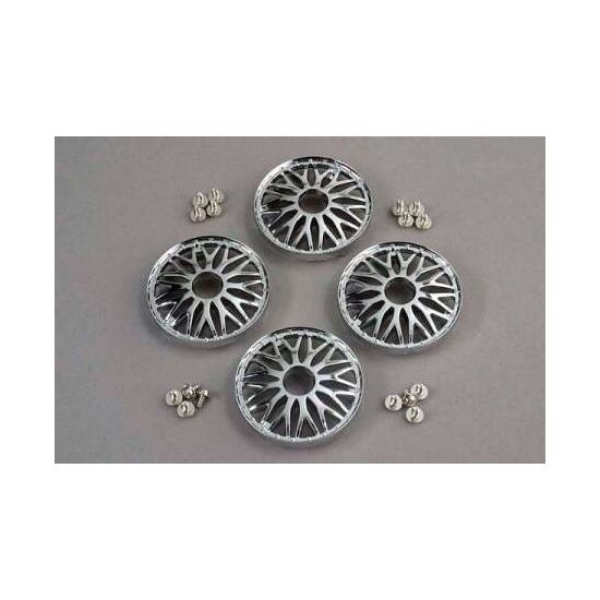BBS TYPE CHROME WHEEL COVERS (