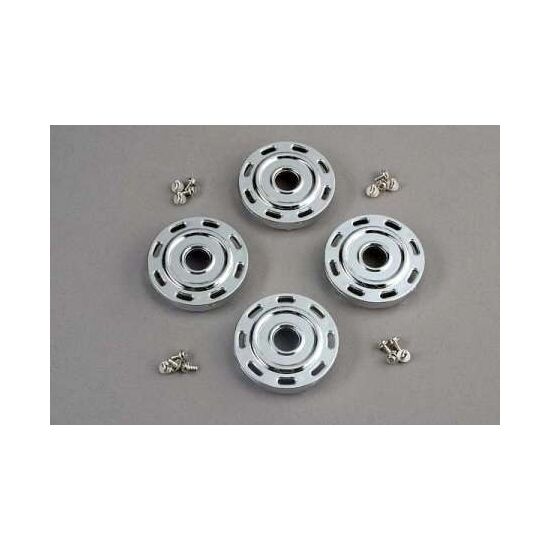 MERCEDES CHROME WHEEL COVERS(4