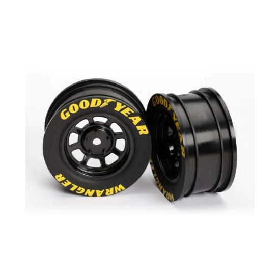 Wheels, 8-spoke (black) (2)
