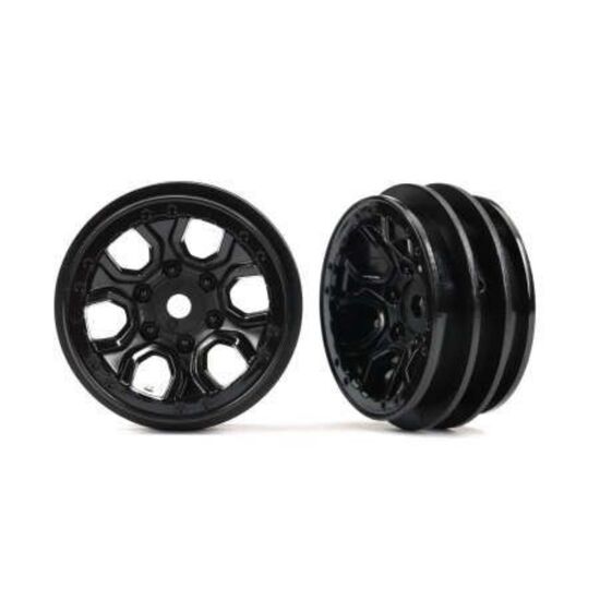 Wheels, 1.0' (black) (2)