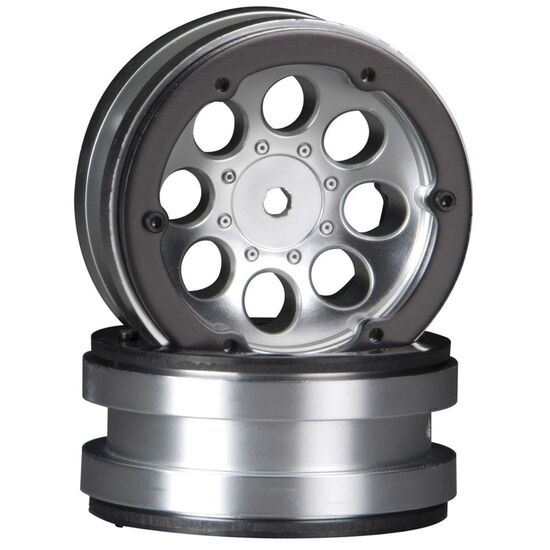 8-Hole 1.9 Beadlock Wheel Satin Chrom e (2)