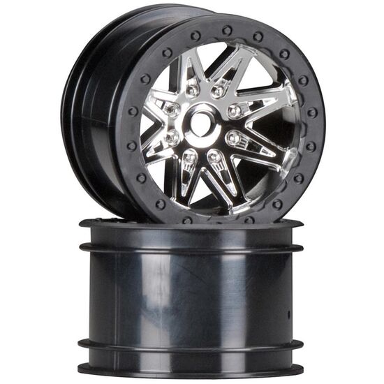 AX08137 2.2 Rebel Wheels 41mm Wide Ch rm/Blk (2)