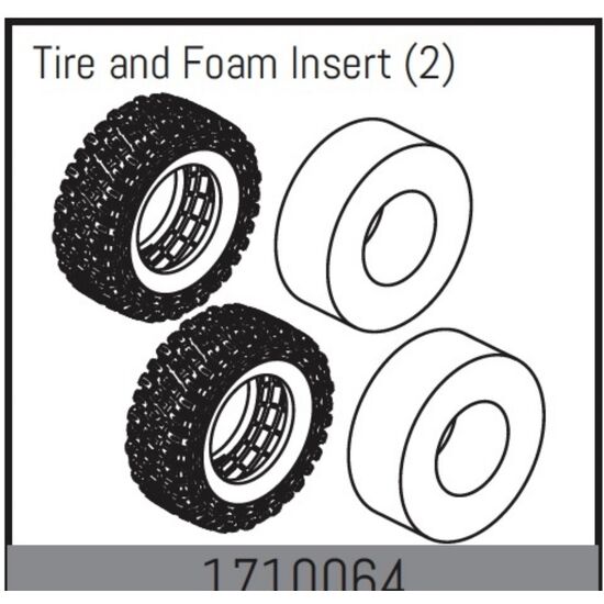Tire and Foam Insert (2)