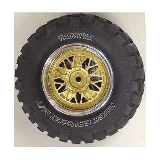 Rock Block Tires w/2-Piece Mesh Wheels (CC-01)
