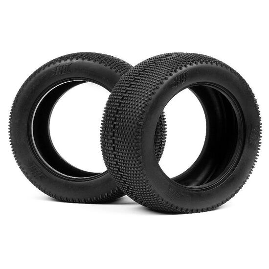HB MEGABITE TYRE (White/Truggy/2pcs)