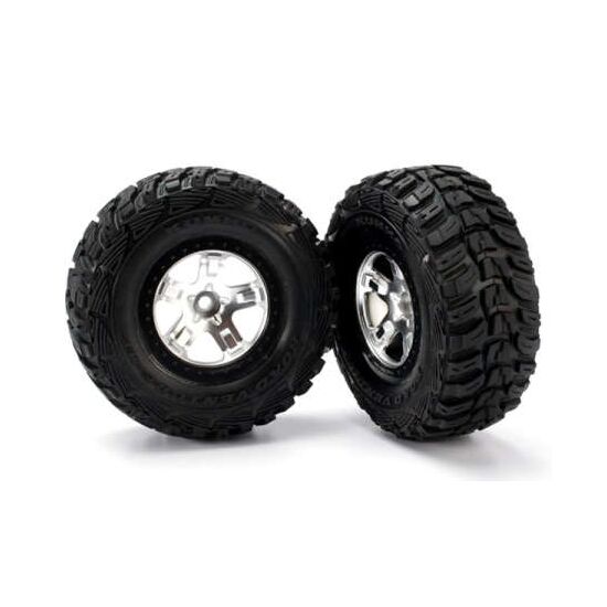 Tire & wheel assy, glued SCT satin