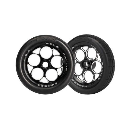 Tires & wheels, assembled, glued (alu minum Weld wheels, tires, foam inserts) (front) (2)