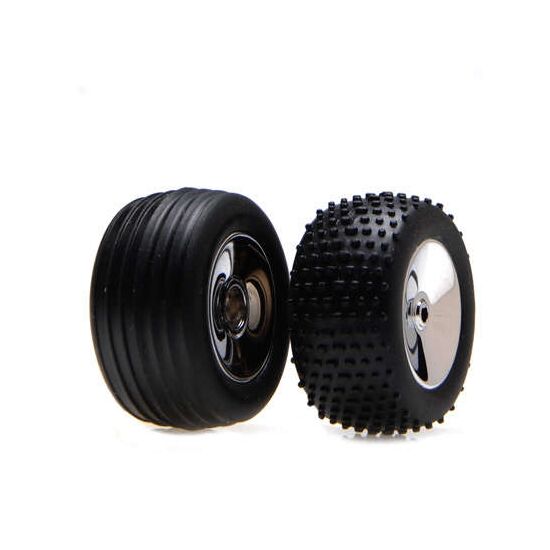 MICRO Front/Rear Wheels & Tires chr