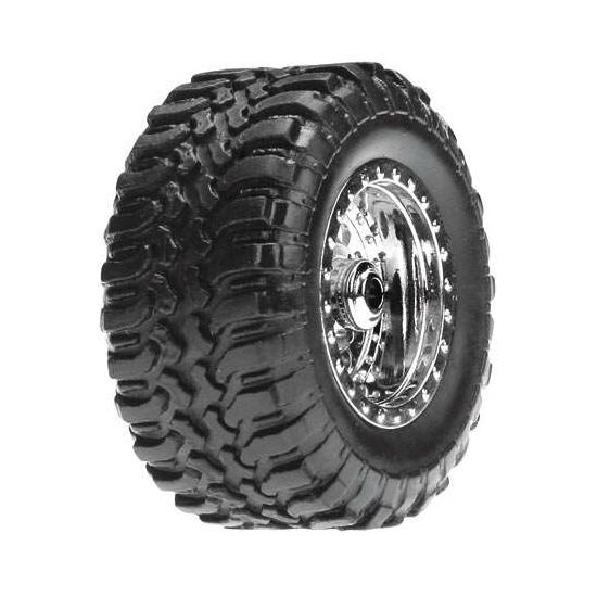 MICRO Desert Tire Set Mounted chrom