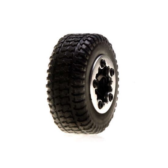 MICRO Tires Mounted Black/Chr. SCT