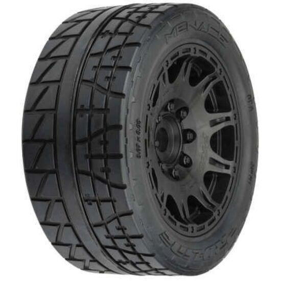 Menace HP Tire Fr/Rr 5.7 Mtd 24mm Blk Raid (2)