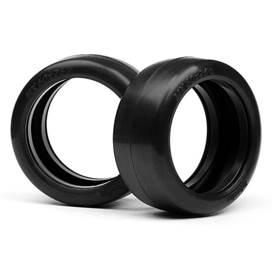 HPI100630-CUP RACER - MX60 SLICK TIRE S (60x26mm/2pcs)