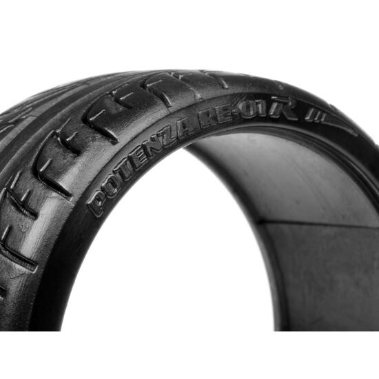 HPI4423-POTENZA RE-01R T-DRIFT TIRE 26mm (2pcs)