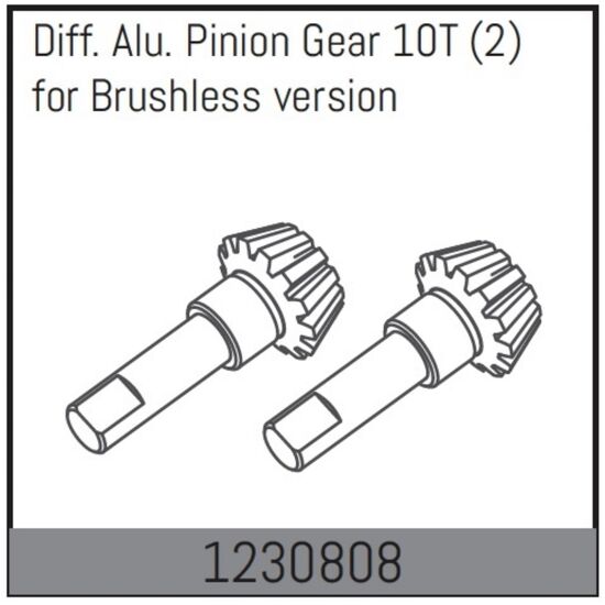Pignon de différentiel 10T (2)