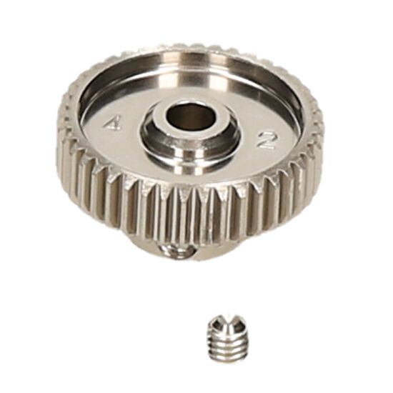 ALUMINUM RACING PINION GEAR 42 TOOTH (64 PITCH)