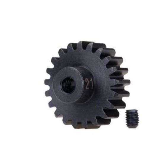 Gear, 21-T pinion (32-p), heavy duty (machined, hardened steel)/ set screw