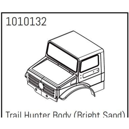 T-Hunter PC Carrosserie (bright sand) - PRO Crawler 1:18