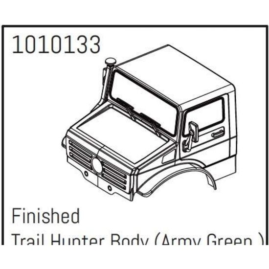 T-Hunter PC Carrosserie Set (army green) - PRO Crawler 1:18