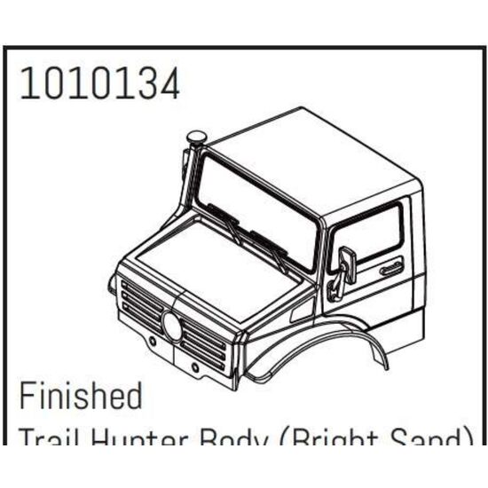 T-Hunter PC Body Set (bright sand) - PRO Crawler 1:18