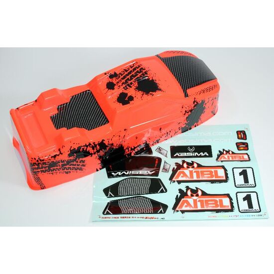 Carrosserie orange Truggy Brushless