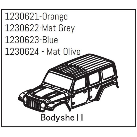 Carrosserie orange - Sherpa