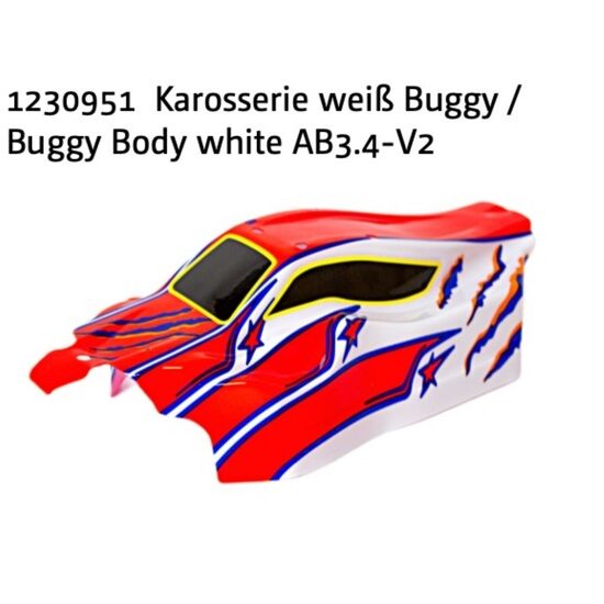 Carrosserie Buggy blanche AB3.4-V2