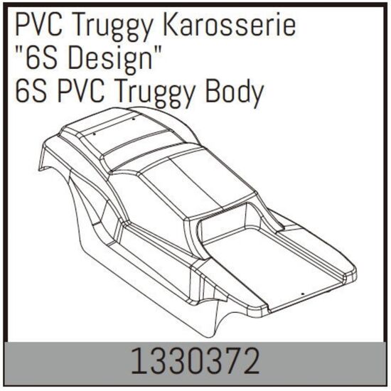 Corps de Truggy en PVC  6S Design .