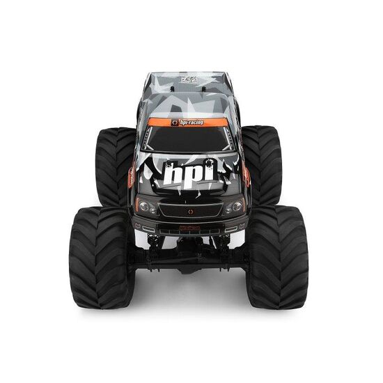 HPI107322-MINI GT-1 TRUCK PAINTED BODY (BLACK/GRAY)