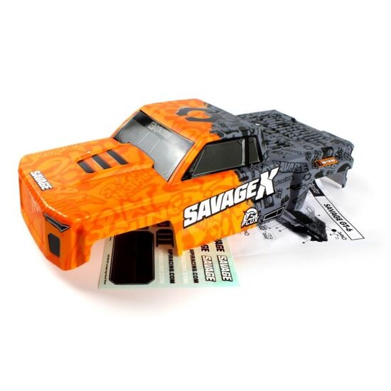 Carrosserie GT-6 Sportcab Truck peinte (Orange/Gris)