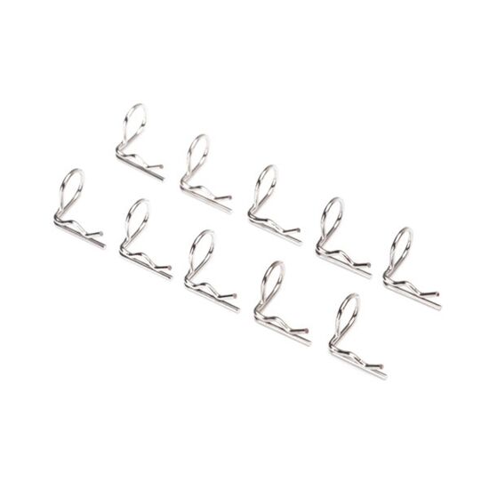 Body clip (mounting clip), angled, 90 -degrees (black) (10)