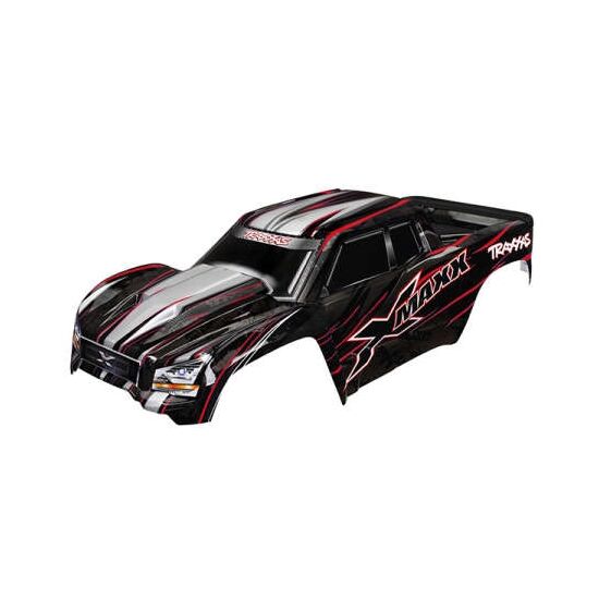 Body, X-Maxx, red (painted, decals ap plied) (assembled with tailgate protector)