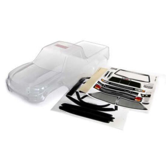 Body, TRX-4 Sport (clear, trimmed, re quires painting)/ window masks/ decal sheet