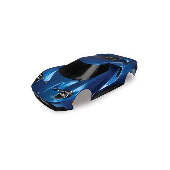 Body, Ford GT, blue painted, decals
