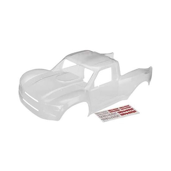 Body, Desert Racer (clear, trimmed, r equires painting)/ decal sheet