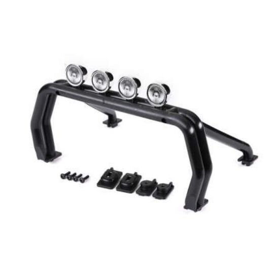 Roll bar (black)/ mounts (front (2), rear (left & right))/ 2.6x12mm BCS (s elf-tapping) (4) (fits #9212 or 9230