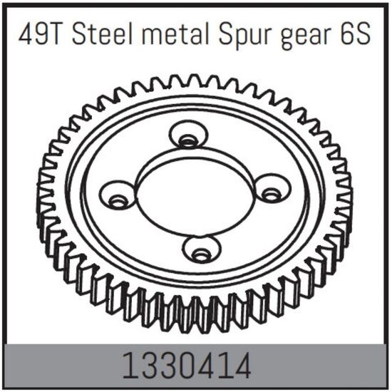 Hauptzahnrad Metall 49 Zähne