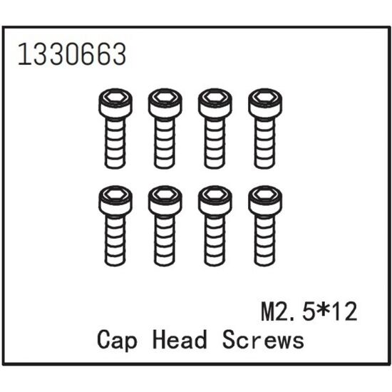 Vis à tête cylindrique M2.5*12 (8)